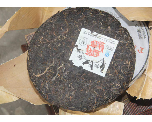 Шен пуэр  «Цзинь Юй – Золотая рыбка», 357 грамм, 2011г