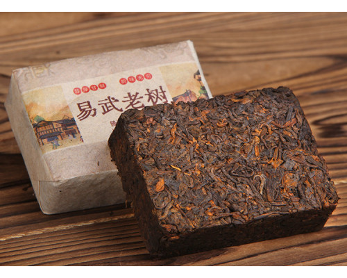 Шу пуэр Му Чжи "Иу Чжэншань" кирпич 90гр 2015г